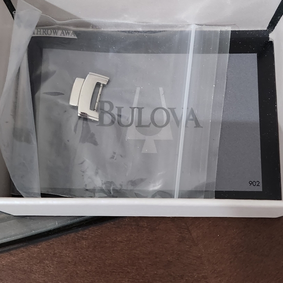 Men's Bulova Watch With Tonneau Black Dial - Picture 4 of 4